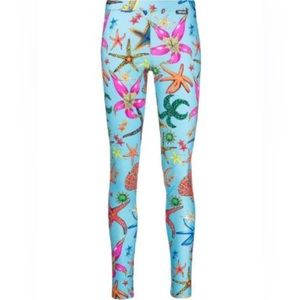 Versace star-fish print leggings